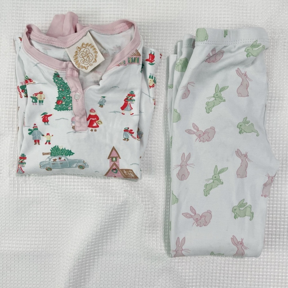 TBBC + English Factory Pajama Separates Size 7 Christmas | Easter